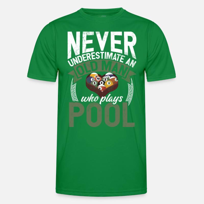 Billard drôle de dicton et conception de billard pour hommes T-shirt sport Homme