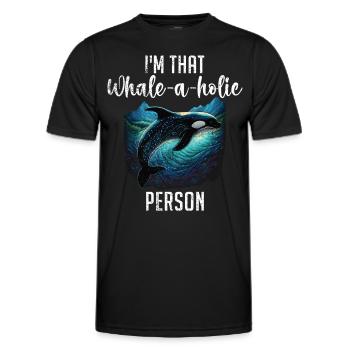 Killerwal Schwertwal Wale beobachten Orca Wal - Männer Funktions-T-Shirt - Schwarz - Vorne - AI Model Male 178 dark (178cm)