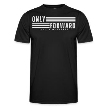 ONLY FORWARD - Men's Functional T-Shirt - black - Front - AI Model Male 178 dark (178cm)