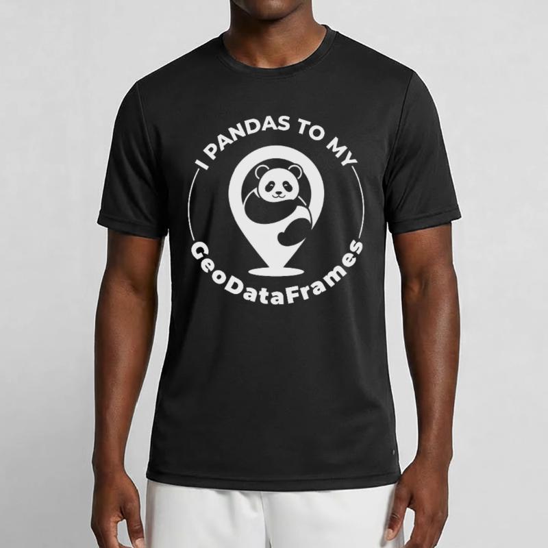 GeoDataFrames Pandas GIS Python Programming Men's Functional T-Shirt