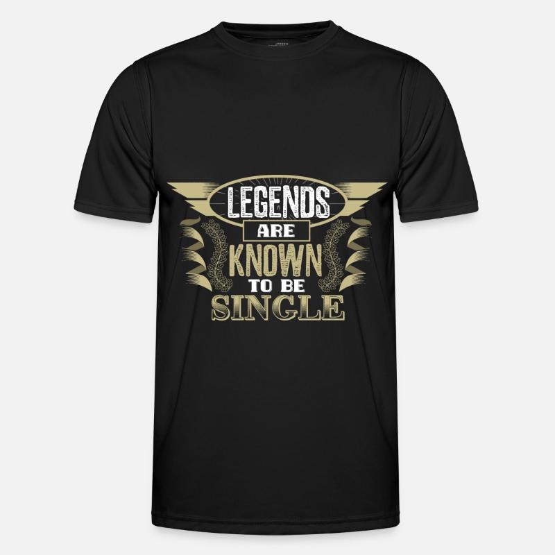 Single Solo Beziehung Männer Funktions-T-Shirt