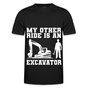 Gold Mining Gold Mine - Men's Functional T-Shirt - black - Front - AI Model Male 178 dark (178cm)