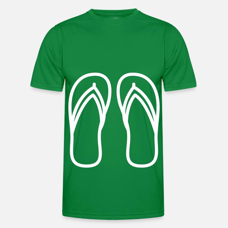 Badelatschen icon Männer Funktions-T-Shirt