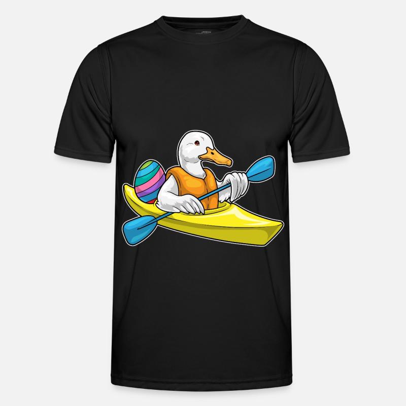 Duck Easter Kayak - Men's Functional T-Shirt - black
