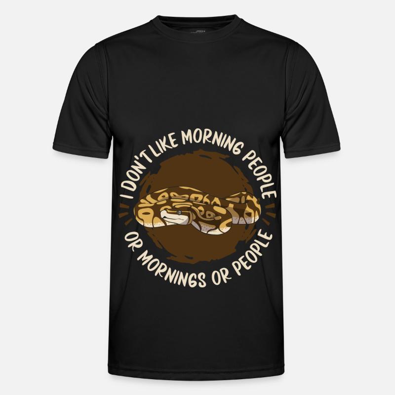 Boa Constrictor Snake - Men's Functional T-Shirt - black