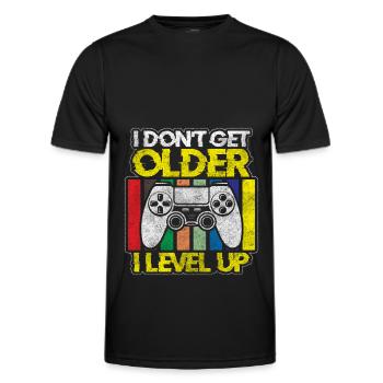 Gamer Videospiel Konsole - Männer Funktions-T-Shirt - Schwarz - Vorne - AI Model Male 178 dark (178cm)