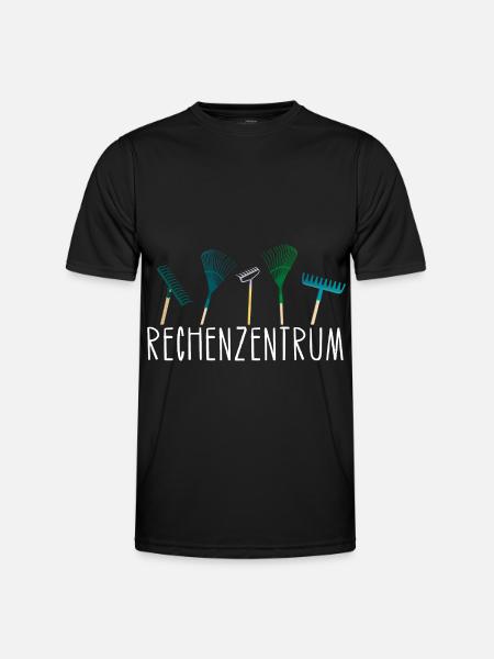 Rechenzentrum Garten Hobbygärtner Geschenk Idee - Männer Funktions-T-Shirt - Schwarz