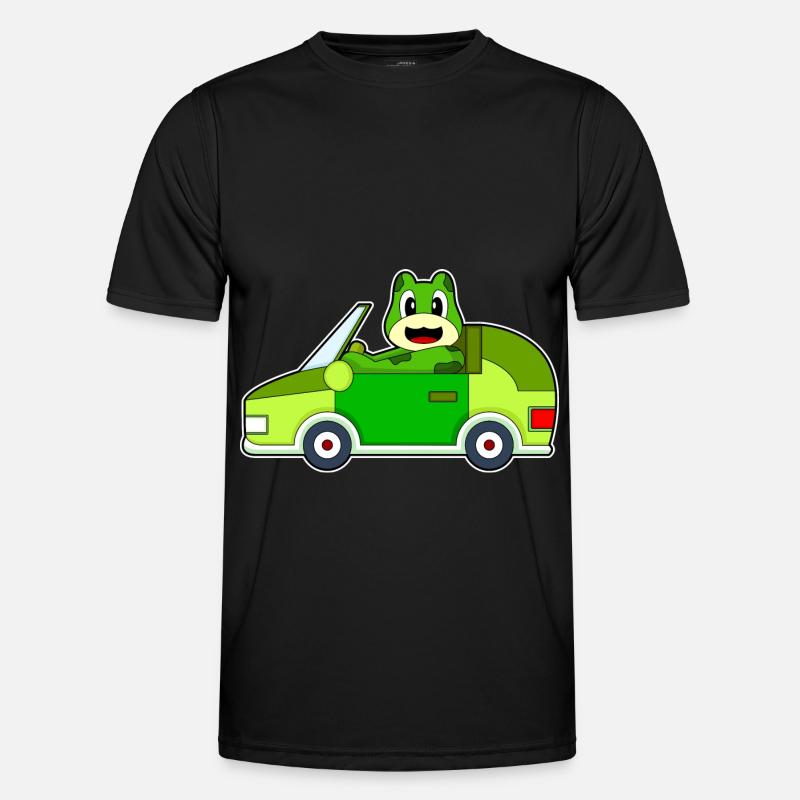 Frog Car - Men's Functional T-Shirt - black