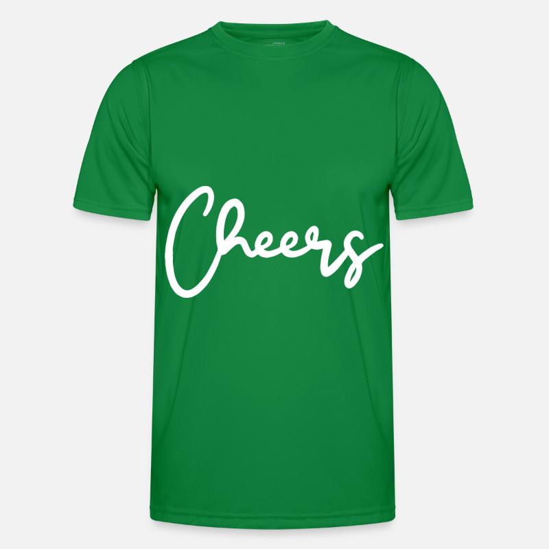 Cheers Trinkspruch Männer Funktions-T-Shirt