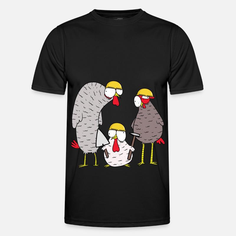 Construction site Construction Client Use Maurer Gewerbe Men's Functional T-Shirt