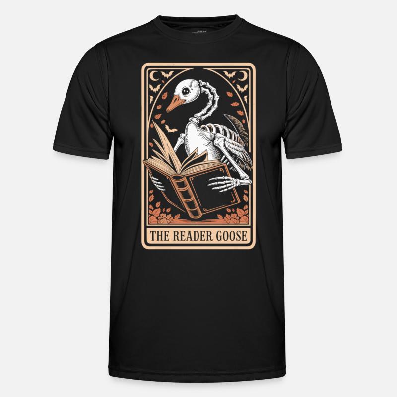 Tarot Goose Reader - Men's Functional T-Shirt - black