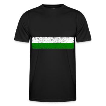 Styrie - VINTAGE Style Ray - T-shirt sport Homme - noir - Devant - AI Model Male 178 dark (178cm)