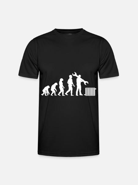 Heizungsbauer Heizungsbau Heizungsinstallateur - Männer Funktions-T-Shirt - Schwarz
