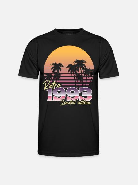 SW 1993 retro begränsad upplaga - Funktions-T-shirt herr - svart