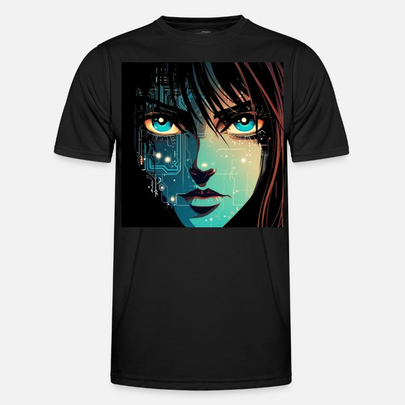 Anime Digital Men's Functional T-Shirt
