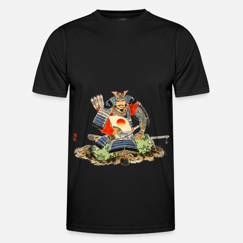 Samurai von Kōno Bairei Männer Funktions-T-Shirt