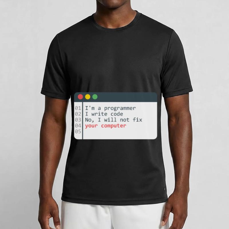 Programmeur HTML Programmation de codage de codeur informatique T-shirt sport Homme