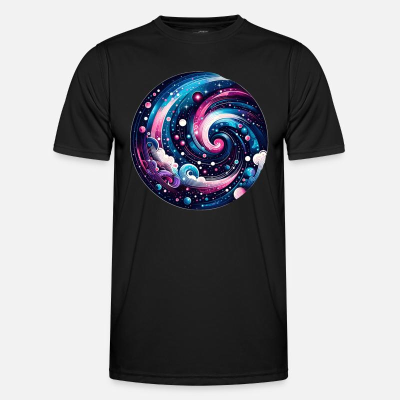 Galaxy Männer Funktions-T-Shirt