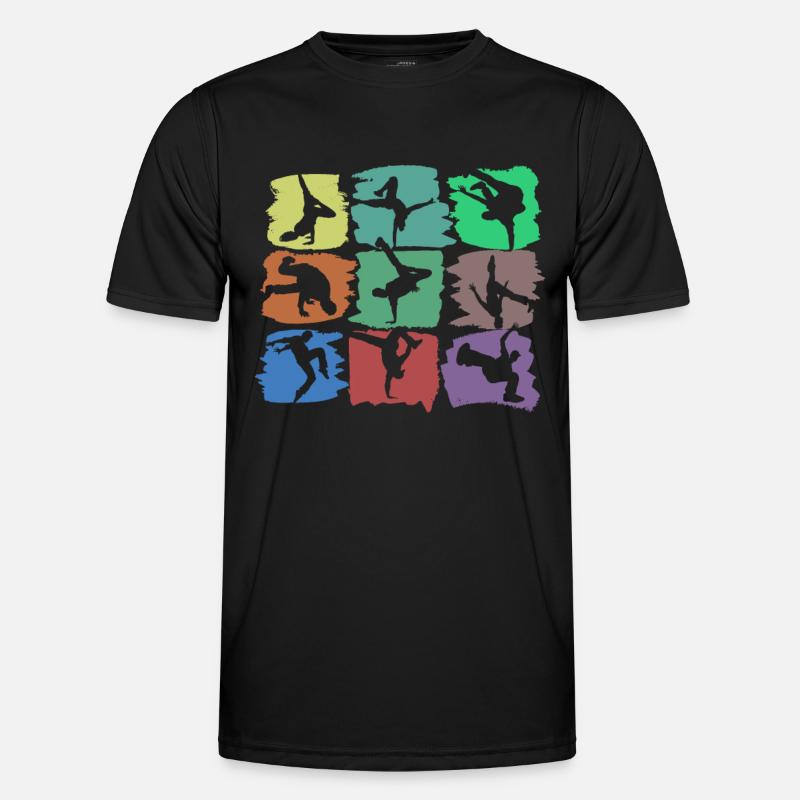Breakdance und Breakdancer - B-Boying Geschenk Männer Funktions-T-Shirt