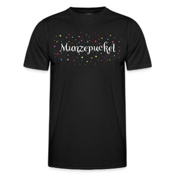 Faschingsmuffel Anti Karneval Fasching Konfetti - Männer Funktions-T-Shirt - Schwarz - Vorne - AI Model Male 178 dark (178cm)