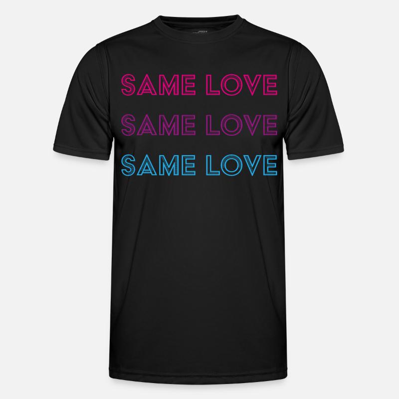 Same Love Flag Bisexual Bisexuality Homo Men's Functional T-Shirt