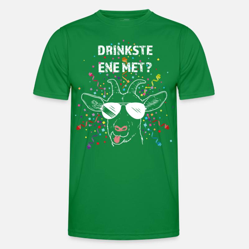 Drinkste ene met Echte Kölnerin Kölner Karneval Männer Funktions-T-Shirt