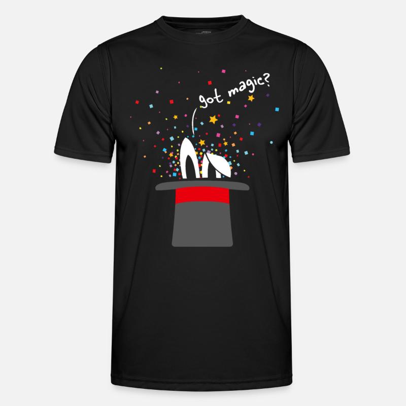 Got Magic Magic Magic Hat Bunny Illusionniste Magicien de scène - T-shirt sport Homme - noir