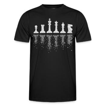 Chess Chess Player Chess Tournament Chess Master - Men's Functional T-Shirt - black - Front - AI Model Male 178 dark (178cm)