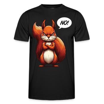 No Squirrel Squirrel Squirrel Lover - Men's Functional T-Shirt - black - Front - AI Model Male 178 dark (178cm)