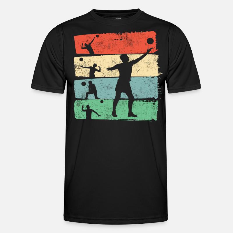 Beach volleyball - Men's Functional T-Shirt - black