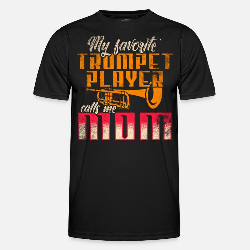 Trompeten Mutter Trompete - Männer Funktions-T-Shirt - Schwarz