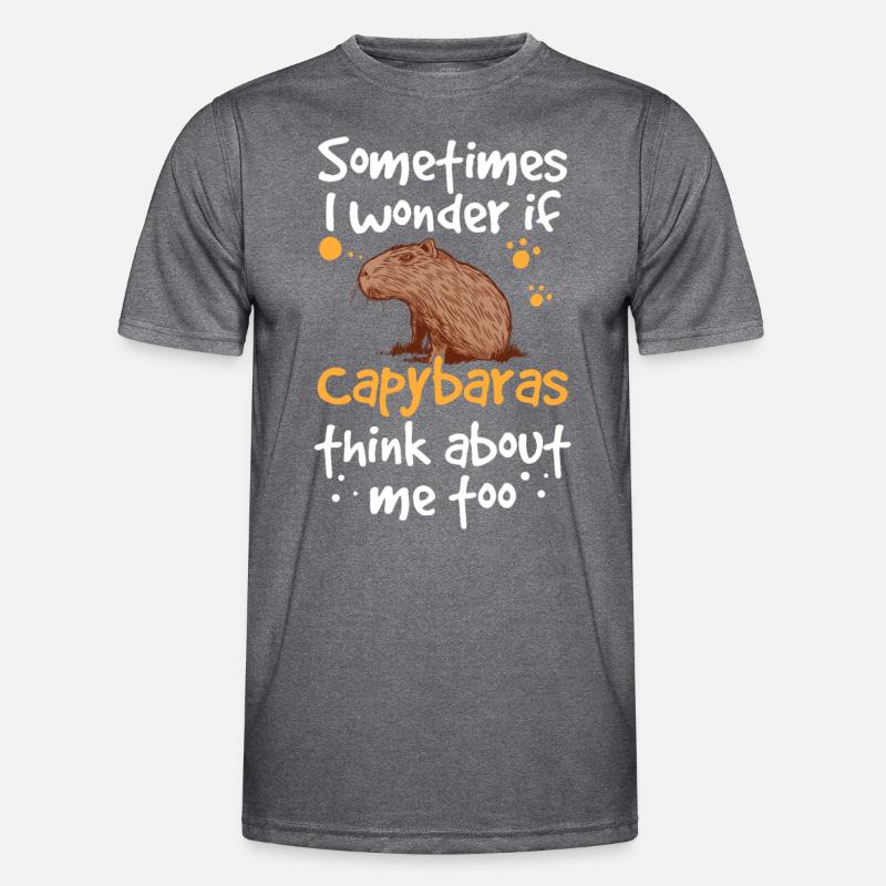 Capybara pense à moi Capybara T-shirt sport Homme