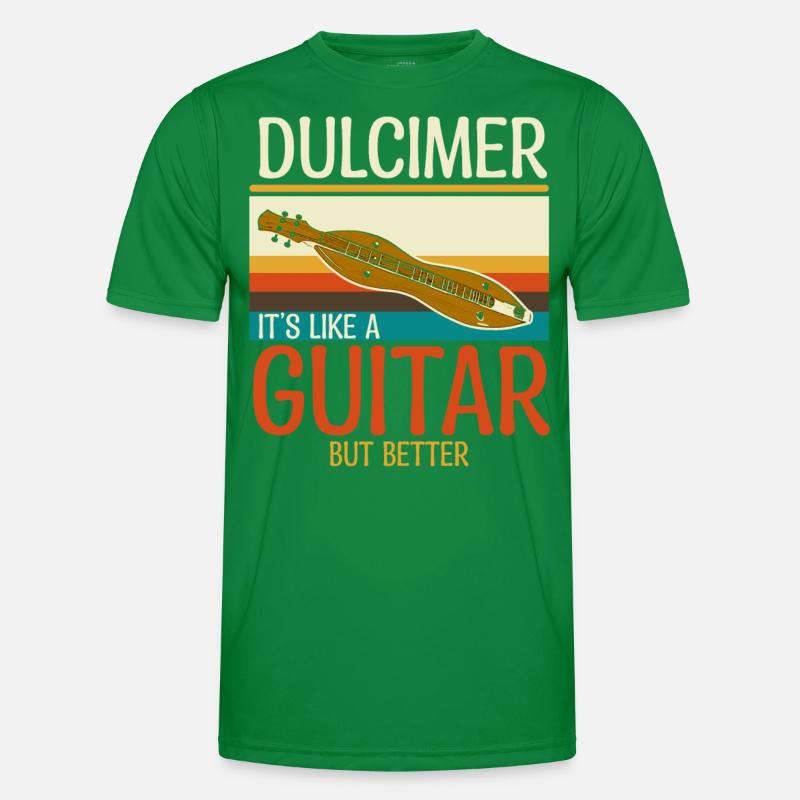 Dulcimer Instrument Männer Funktions-T-Shirt