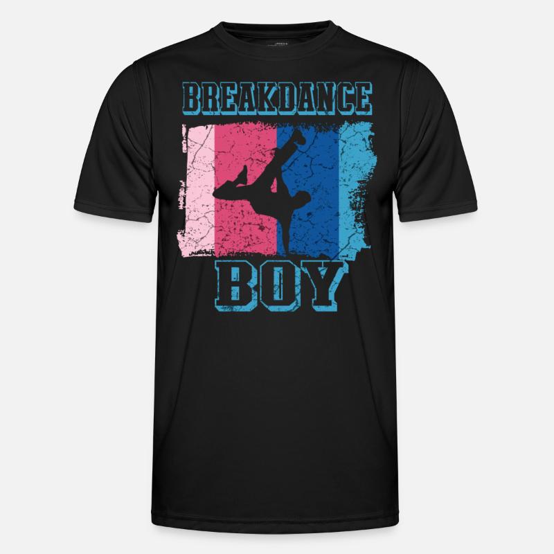 Breakdance Junge Breakdancer BBoy Männer Funktions-T-Shirt
