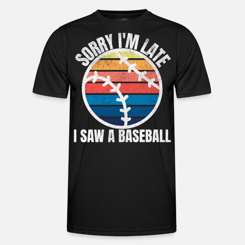 Baseball Funny - Men's Functional T-Shirt - black
