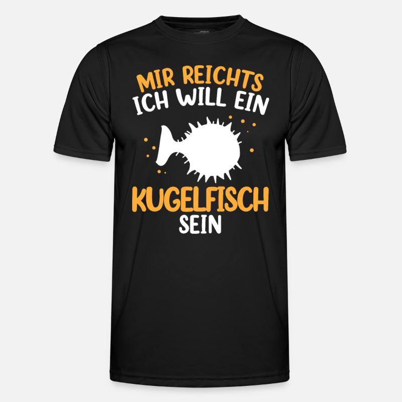 Will ein Kugelfisch sein Riesenkugelfisch Männer Funktions-T-Shirt