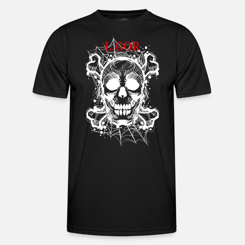 L.Gor - Männer Funktions-T-Shirt - Schwarz