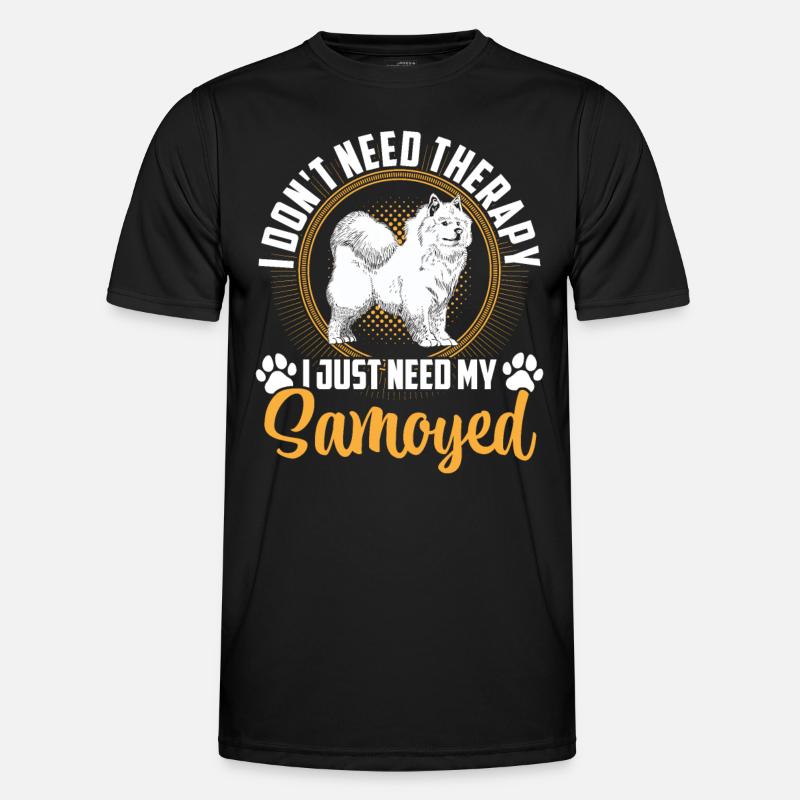 Brauche nur Samojede Samojedenspitz Männer Funktions-T-Shirt