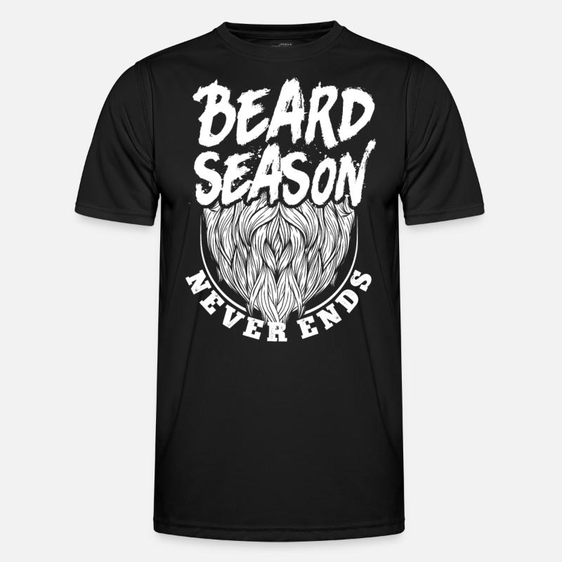 Beard Lover Bearded Man Beard - Männer Funktions-T-Shirt - Schwarz