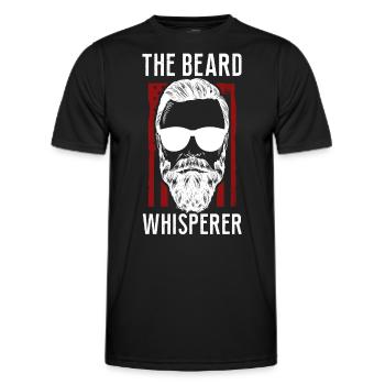 Beard Lover Bearded Man The Beard - Men's Functional T-Shirt - black - Front - AI Model Male 178 dark (178cm)