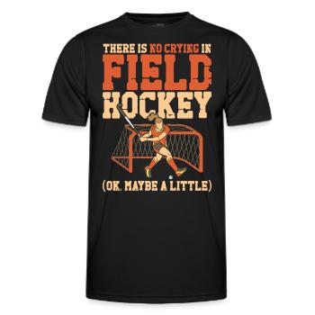 Hockey sur gazon Il n’y a pas de pleurs - T-shirt sport Homme - noir - Devant - AI Model Male 178 dark (178cm)