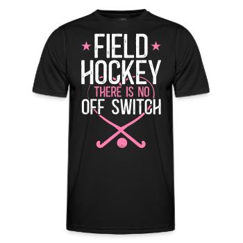 Field Hockey Field Hockey There Is - Men's Functional T-Shirt - black - Front - AI Model Male 178 dark (178cm)