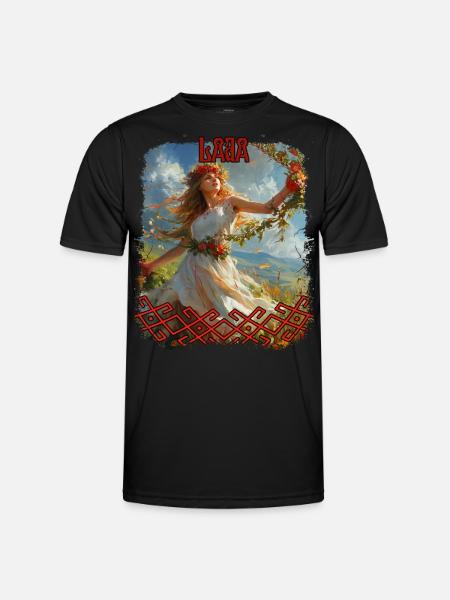 Divinité slave Lada Déesse Folklore Mythologie - T-shirt sport Homme - noir