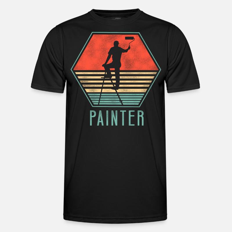 House Painter Decorator Retro Männer Funktions-T-Shirt