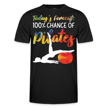 Pilates Instructor Teacher - Männer Funktions-T-Shirt - Schwarz - Vorne - AI Model Male 178 dark (178cm)
