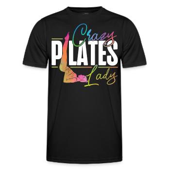 Pilates Instructor Teacher - Männer Funktions-T-Shirt - Schwarz - Vorne - AI Model Male 178 dark (178cm)
