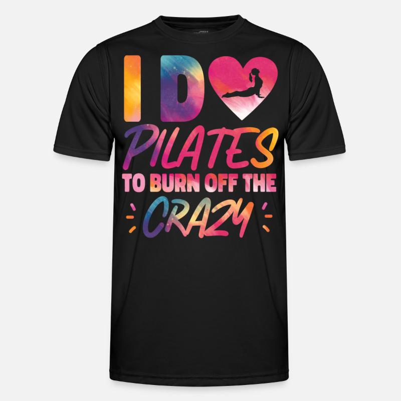 Pilates Instructor Teacher - Männer Funktions-T-Shirt - Schwarz