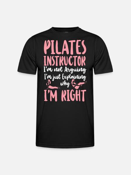 Pilates Instructor Teacher Pilates - Men's Functional T-Shirt - black