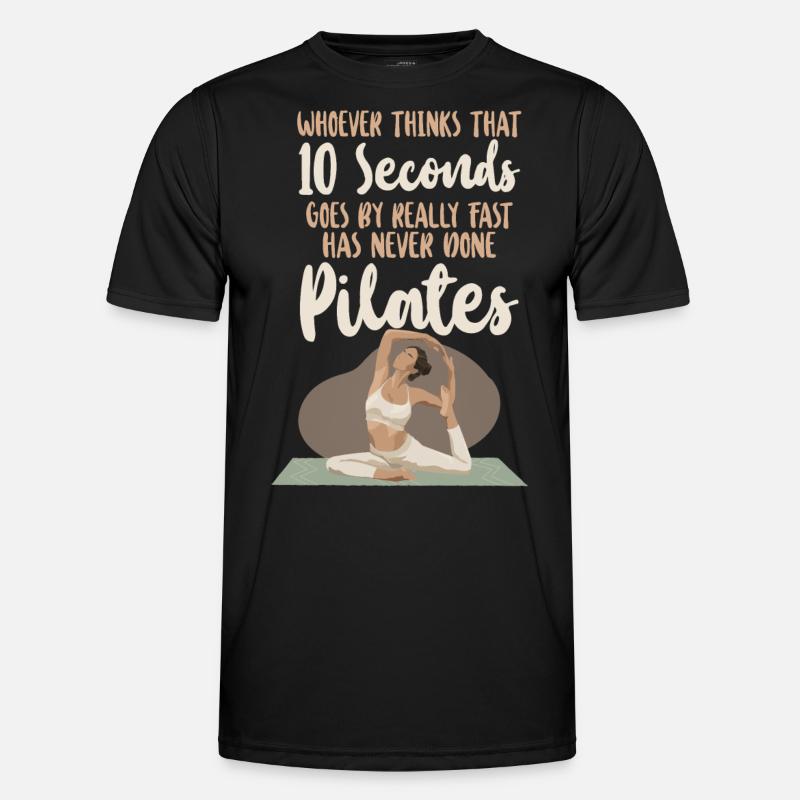 Pilates Instructor Teacher Whoever - Männer Funktions-T-Shirt - Schwarz
