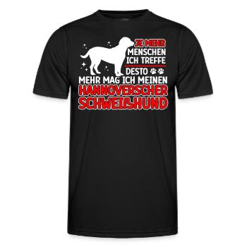 Sweathound hanovrien plus comme - T-shirt sport Homme - noir - Devant - AI Model Male 178 dark (178cm)